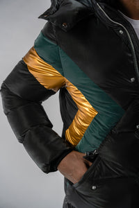 Men's Penguin Long Coat - Jamaica Special Edition - Black Diamond