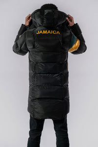 Men's Penguin Long Coat - Jamaica Special Edition - Black Diamond
