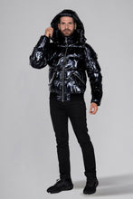 Load image into Gallery viewer, Men&#39;s Woody Bomber Jacket - Oily Black
