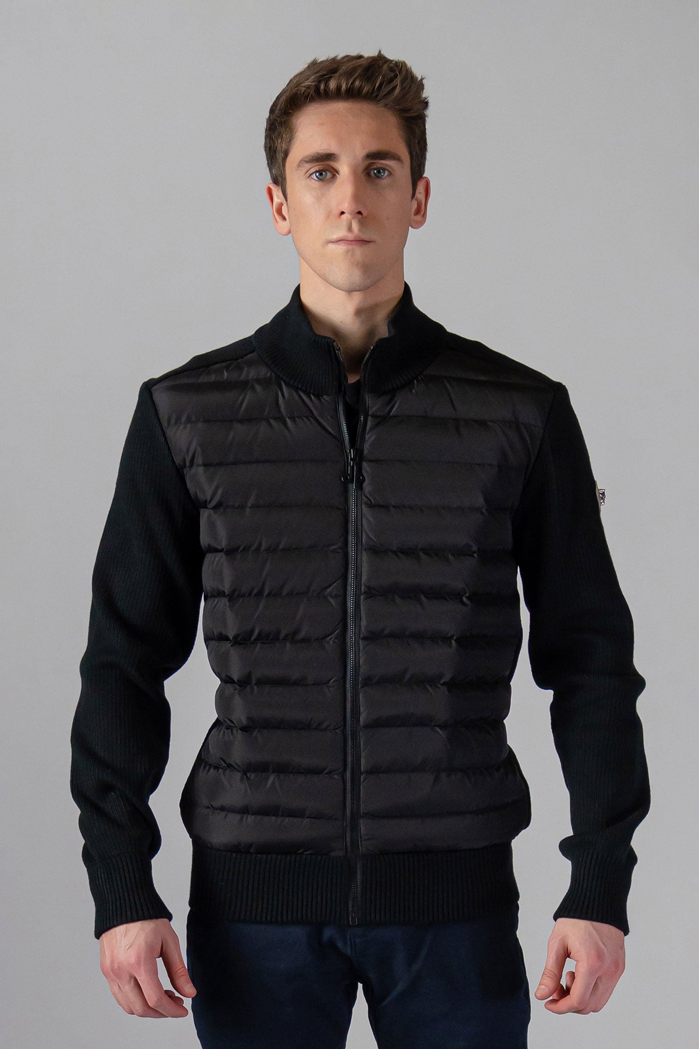 Woodpecker Men's Sweater Vest. High-end Canadian designer sweater vest for men in 