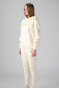 Woodpecker Unisex Cotton Sweatsuit, Cream Colour, Woodpecker, Coat, Moose, Knuckles, Canada, Goose, Mackage, Montcler, Will, Poho, Willbird, Nic, Bayley. Super cozy casual for home or activewear.