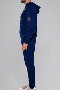 Woodpecker Unisex Cotton Sweatsuit, Navy Blue Colour, Woodpecker, Coat, Moose, Knuckles, Canada, Goose, Mackage, Montcler, Will, Poho, Willbird, Nic, Bayley. Super cozy casual for home or activewear.