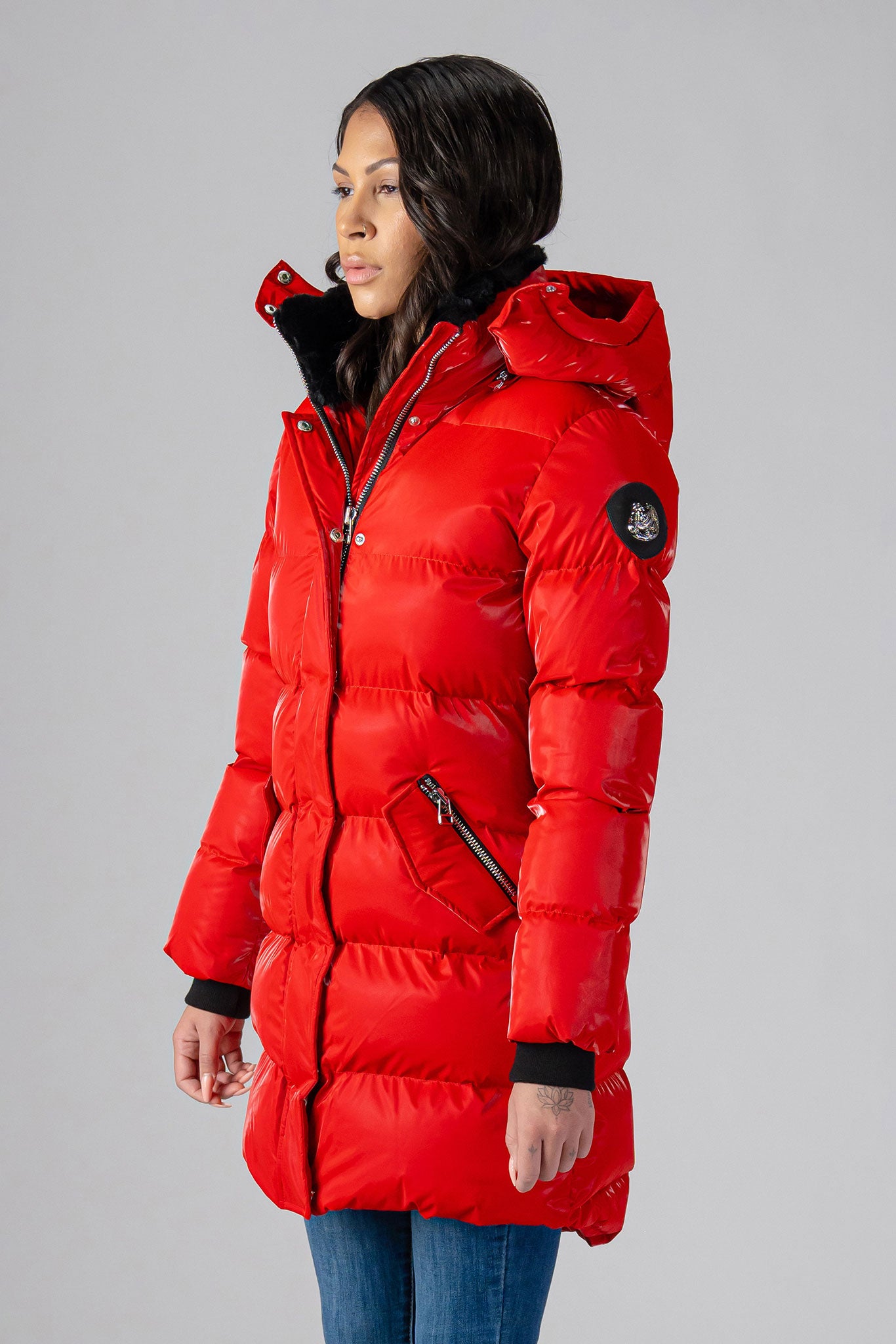 Woodpecker Women's Penguin Long Winter coat. High-end Canadian designer winter coat for women in 