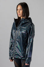 Load image into Gallery viewer, Woodpecker Women&#39;s Wind Shell coat. High-end Canadian designer activewear coat for women in &quot;Raven Black&quot; colour. Woodpecker coat designed in Canada. Moose Knuckles, Canada Goose, Mackage, Montcler, Will Poho, Willbird, Nic Bayley.

