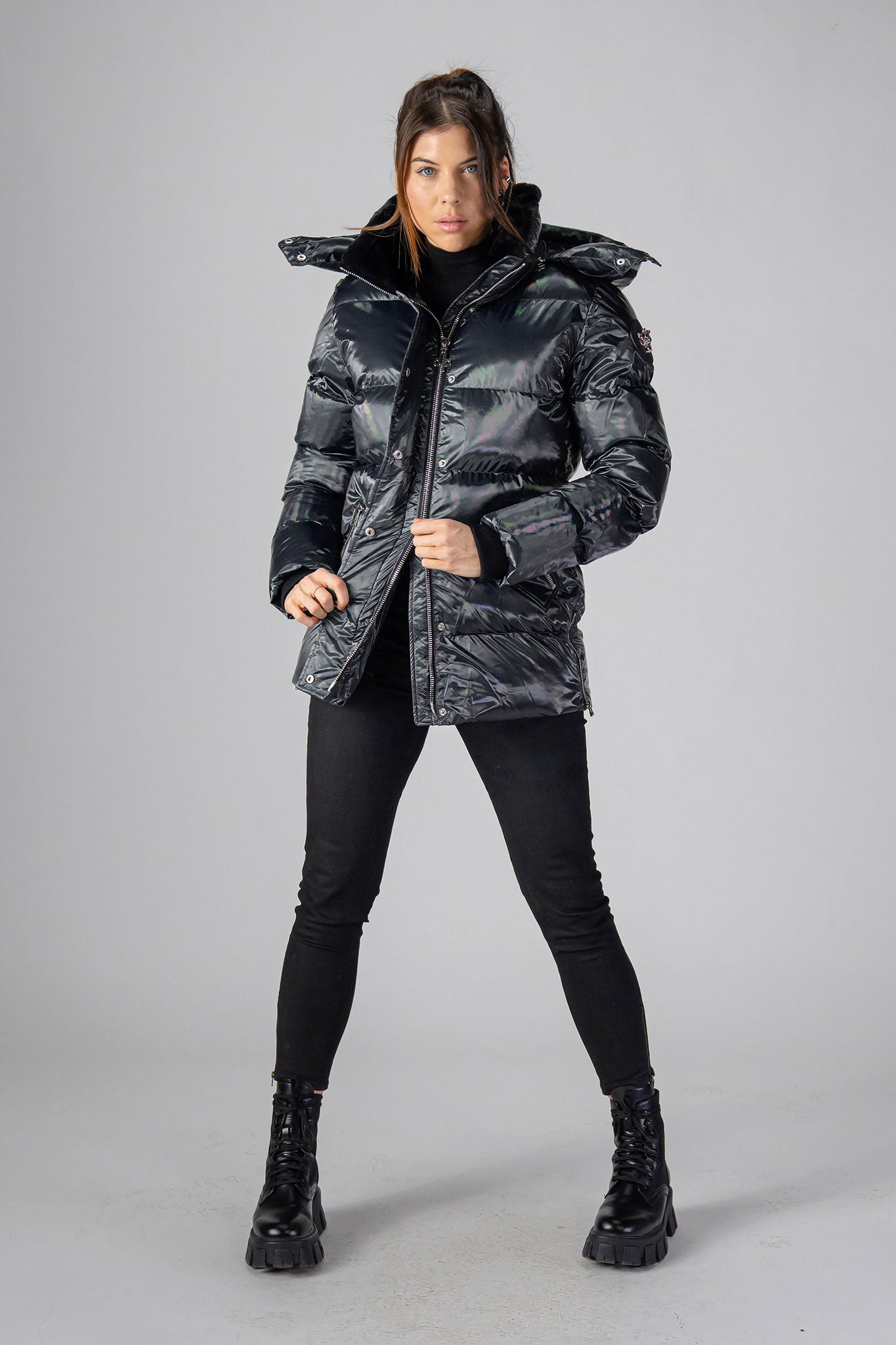 Woodpecker Women's Bumnester Winter coat. High-end Canadian designer winter coat for women in 