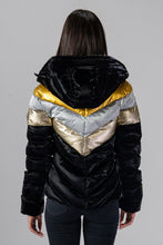 Load image into Gallery viewer, Woodpecker Women&#39;s Robin Winter coat. High-end Canadian designer winter coat for women in &quot;Firebird&quot; colour. Woodpecker cruelty-free winter coat designed in Canada. Women&#39;s medium weight medium length premium designer jacket for winter. Superior quality warm winter coat for women. Moose Knuckles, Canada Goose, Mackage, Montcler, Will Poho, Willbird, Nic Bayley. Extra warm. Shiny parka. Stylish winter jacket. Designer winter coat.
