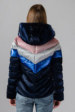 Load image into Gallery viewer, Woodpecker Women&#39;s Robin Winter coat. High-end Canadian designer winter coat for women in &quot;Thunder Bird&quot; colour. Woodpecker cruelty-free winter coat designed in Canada. Women&#39;s medium weight medium length premium designer jacket for winter. Superior quality warm winter coat for women. Moose Knuckles, Canada Goose, Mackage, Montcler, Will Poho, Willbird, Nic Bayley. Extra warm. Shiny parka. Stylish winter jacket. Designer winter coat.
